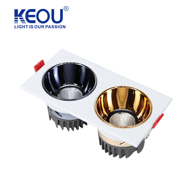 No. 03 Downlight empotrable de doble cabezal