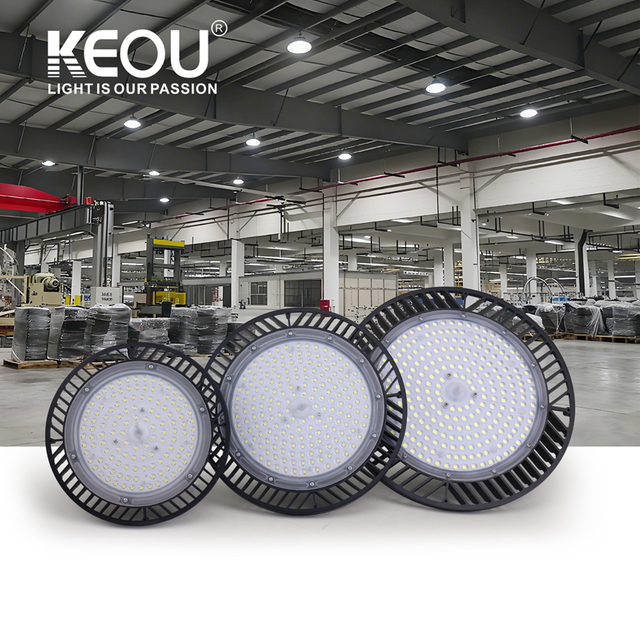 Индустриална LED UFO High Bay Light за складове