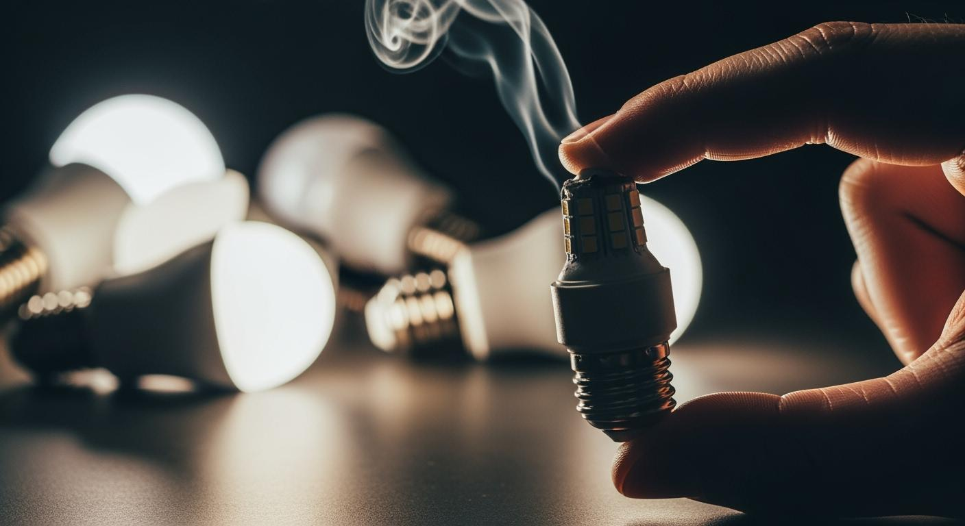 Adakah Lampu LED Terbakar?