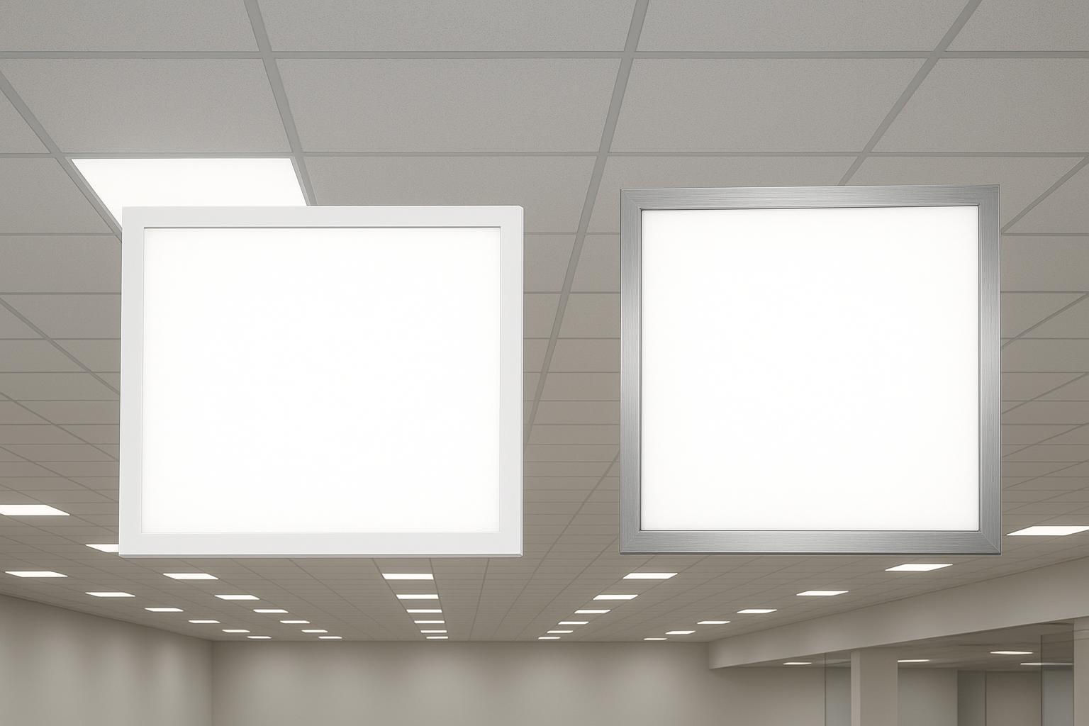 Molduras de painel de LED de pl&aacute;stico versus alum&iacute;nio: guia do comprador