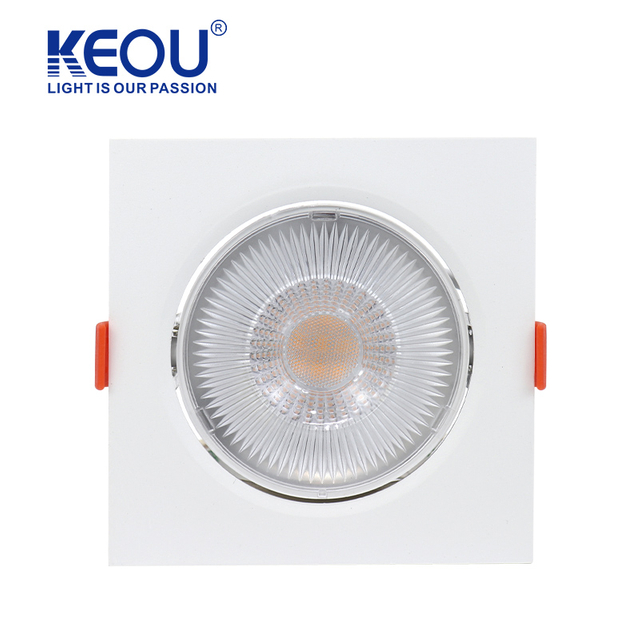 Quadratischer PC-Einbaustrahler