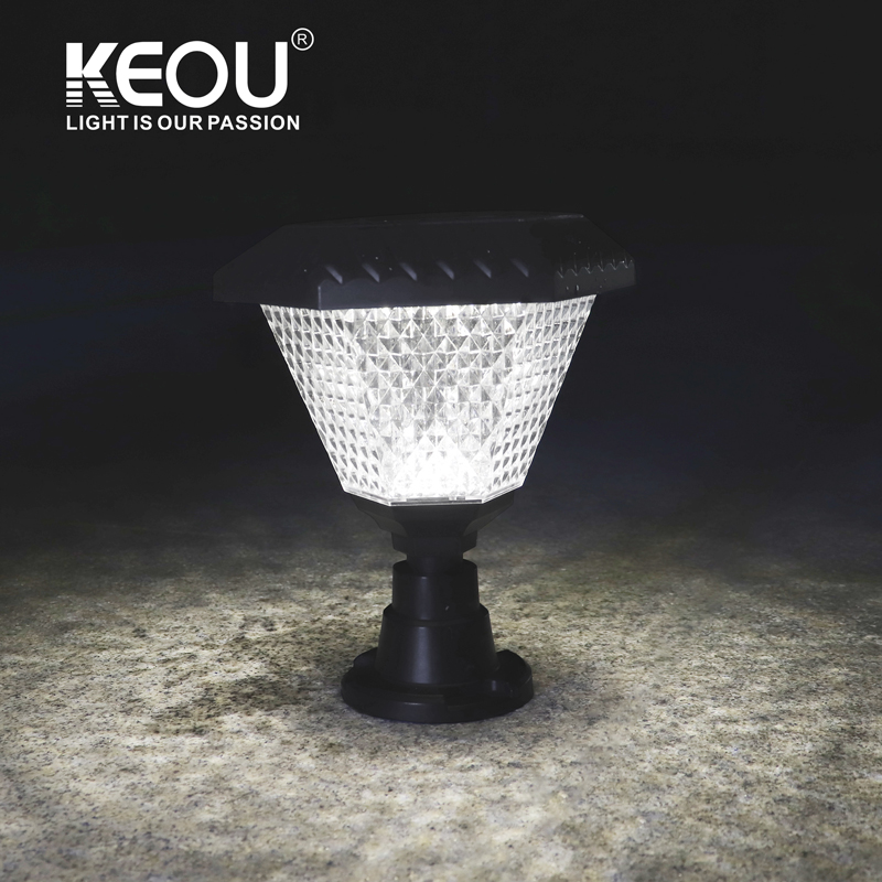 Luz solar de jard&iacute;n hexagonal