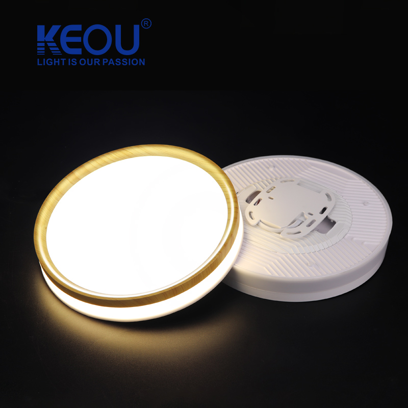 Luz de panel montada en superficie con anillo de color