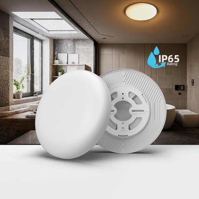 Feuchtigkeitsbest&auml;ndige Lampe mit 180-Grad-Winkel