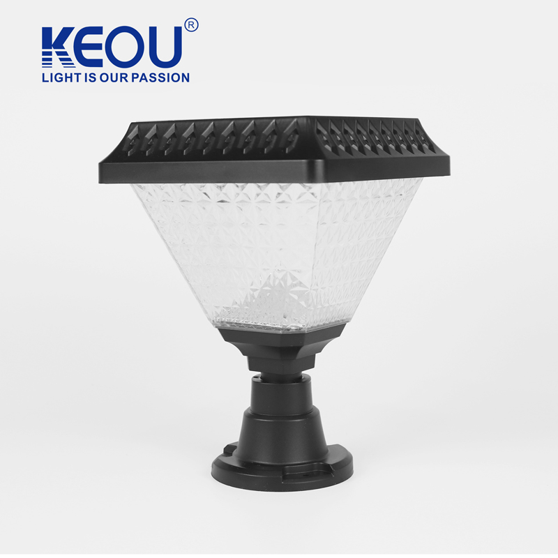 Luz solar cuadrada para jard&iacute;n