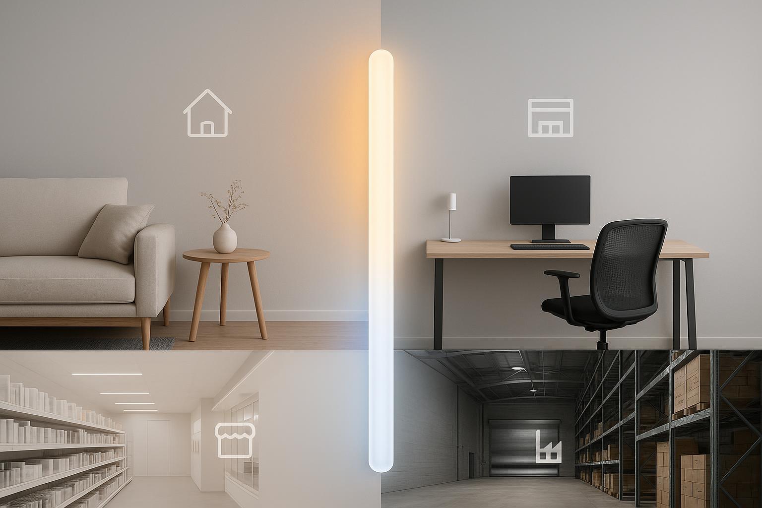 Liste de contr&ocirc;le de la temp&eacute;rature de couleur des LED&nbsp;: choisissez CCT par espace