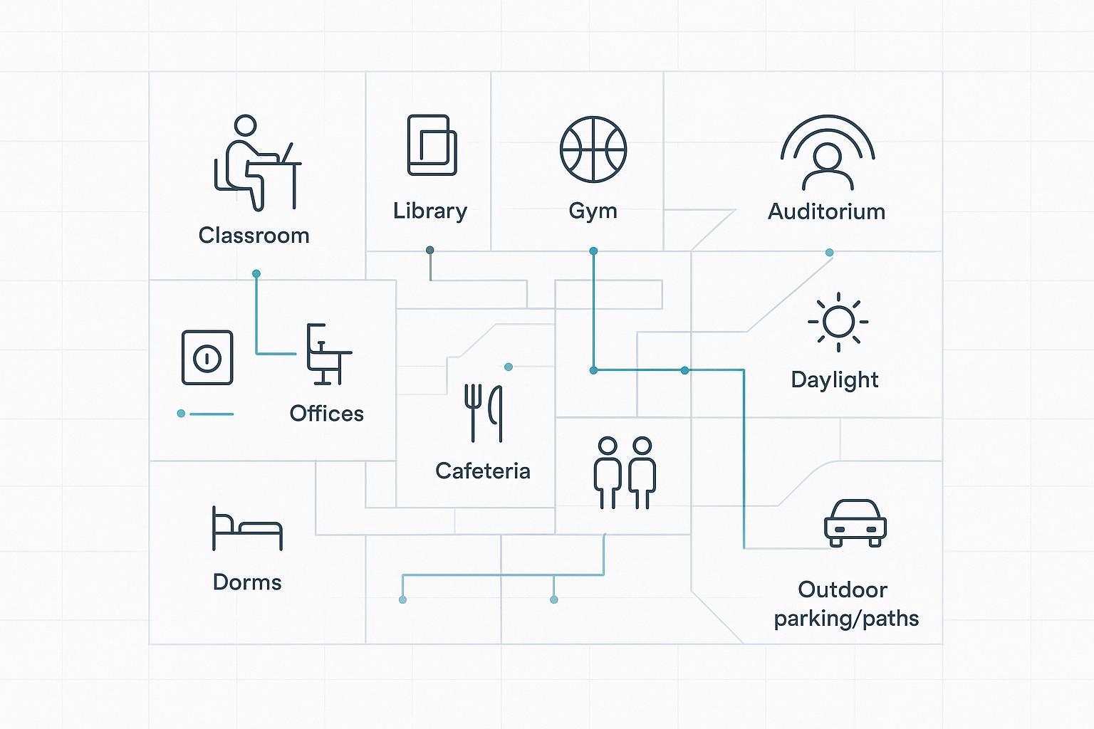 Kamp&uuml;s Alanları i&ccedil;in En İyi 12 Okul LED Aydınlatma &Ccedil;&ouml;z&uuml;m&uuml; (2026)
