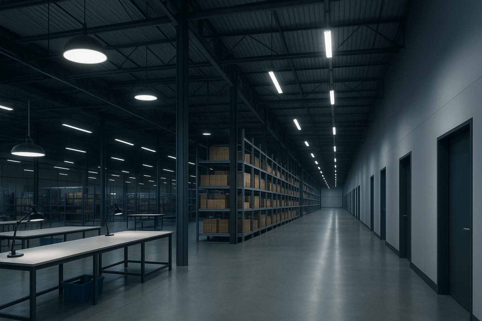 B&ouml;lgeye G&ouml;re Fabrika LED Aydınlatması: Hızlı Se&ccedil;im Kontrol Listesi