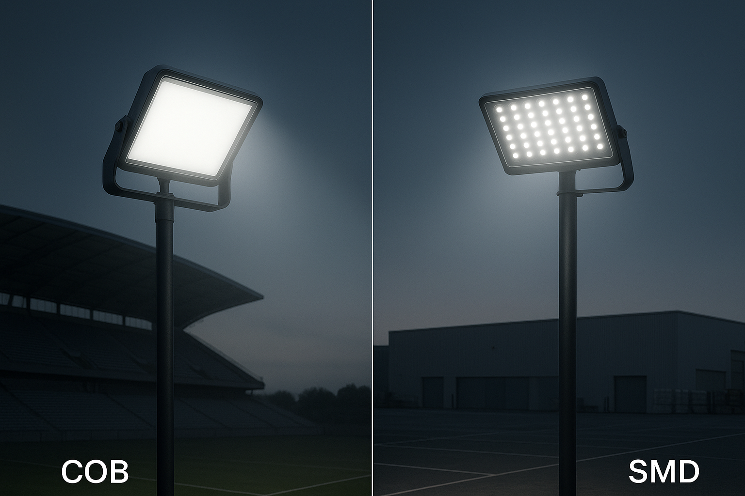 Luz de inundaci&oacute;n COB versus SMD: &iquest;cu&aacute;l deber&iacute;a elegir?